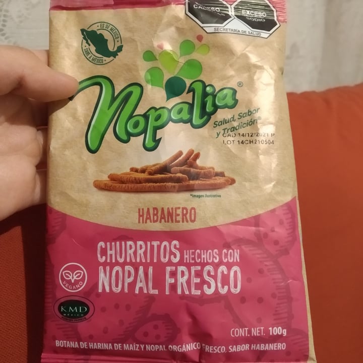 photo of Nopalia Churritos hechos con Nopal Fresco Habanero shared by @maravwn on  07 May 2021 - review