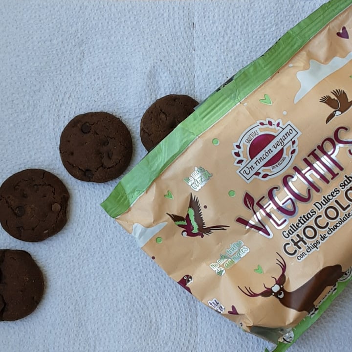 photo of Un Rincón Vegano Vegchips Galletitas Dulces sabor Chocolate shared by @mrpotato on  05 May 2021 - review