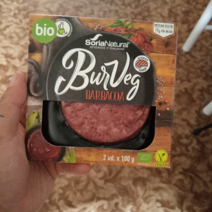 photo of Soria Natural Hamburguesa barbacoa shared by @martiushka on  12 Jun 2021 - review