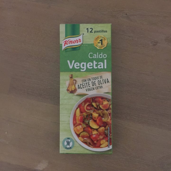 photo of Knorr Caldo vegetal vegano knorr shared by @lorenavegana on  29 Apr 2020 - review