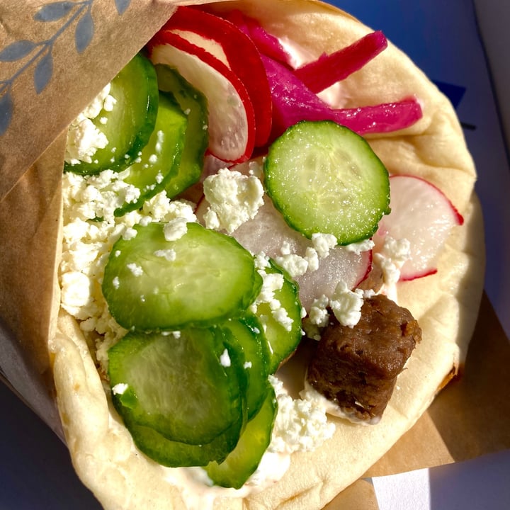 review photo of Souvla Plant-Based Lamb Sandwich shared by @susie on 30 Jan 2022 - review