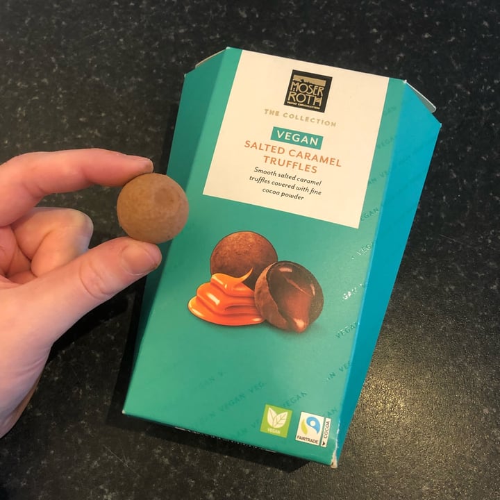 photo of Moser Roth Salted Caramel Truffles shared by @olivejuice on  07 Jan 2022 - review