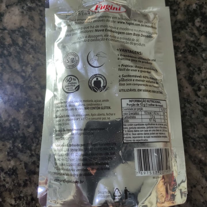 review photo of Fugini mostarda vegana shared by @niquepm on 23 Oct 2022 - review