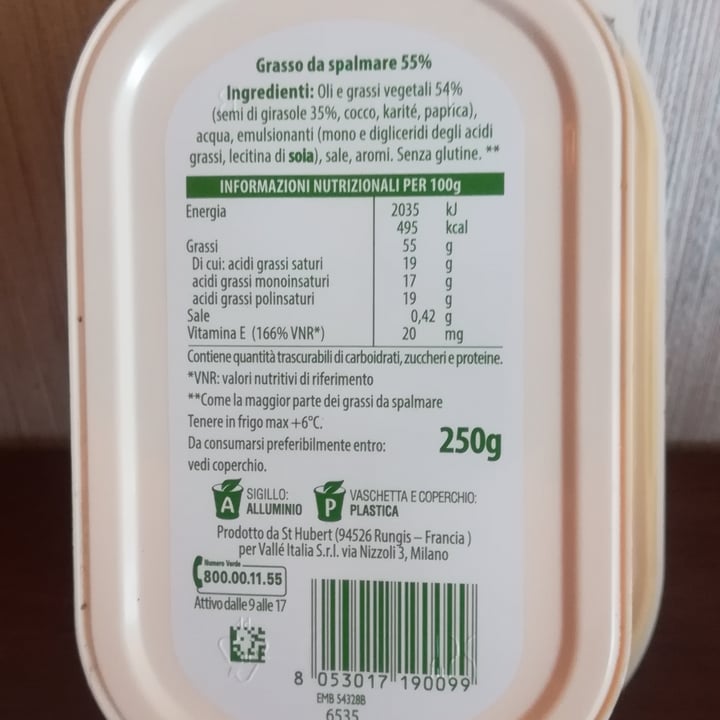 photo of Valle' Naturalmente 100% vegetale shared by @sarvega on  11 Mar 2022 - review