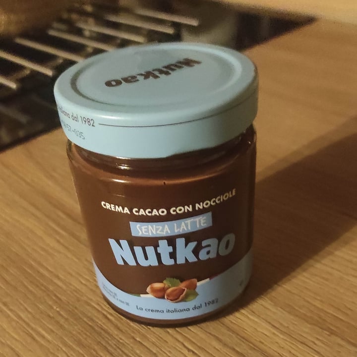 photo of Nutkao Crema cacao con nocciole Senza latte shared by @giordi on  31 Mar 2022 - review