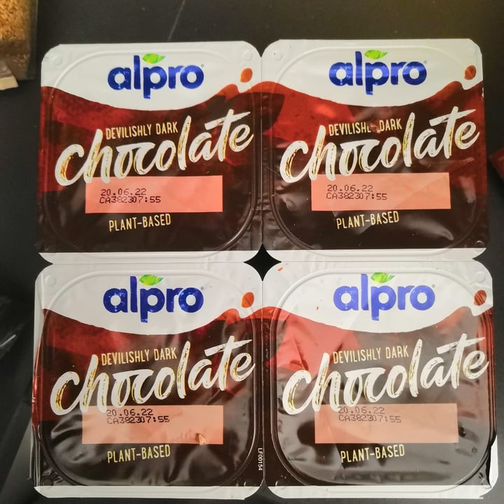 photo of Alpro Devilishly Dark Chocolate Plant-based Dessert shared by @deborahmultari on  12 Mar 2022 - review