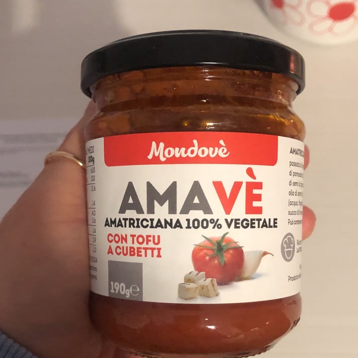 photo of Mondovè Amatriciana vegetale shared by @martinapushkina on  14 Dec 2021 - review