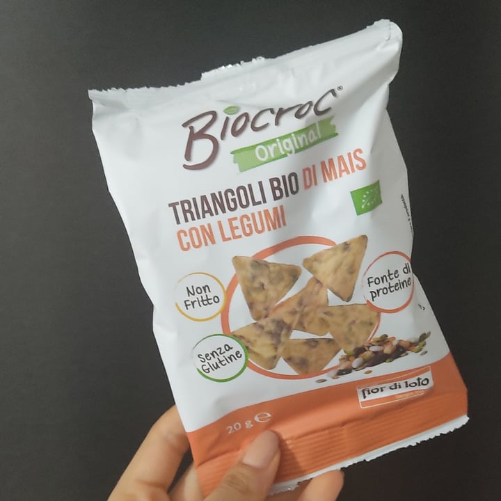 photo of Biocroc Triangoli Di Mais Biologici Con Legumi shared by @sarabta on  20 Jul 2022 - review