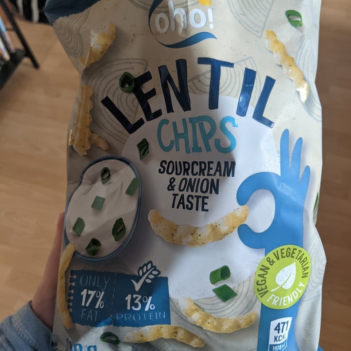 review photo of Oho! Sourcream & Onion Lentil Chips shared by @fajajay on 27 Jun 2021 - review