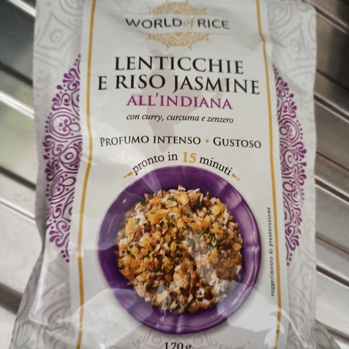 photo of World of rice Lenticchie E Riso Jasmine All'indiana shared by @annaboodmann on  13 Oct 2021 - review
