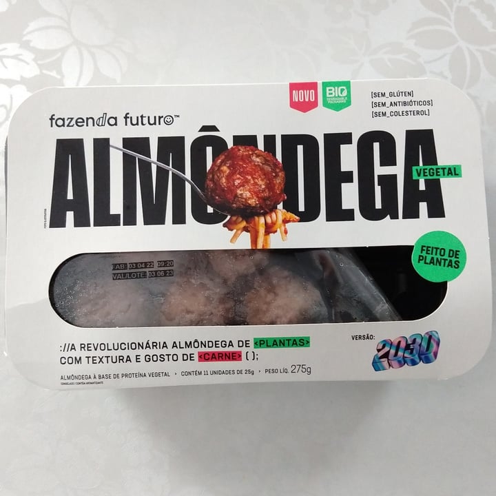 review photo of Fazenda Futuro - Future Farm Almôndega Vegetal shared by @rbrage on 05 Aug 2022 - review