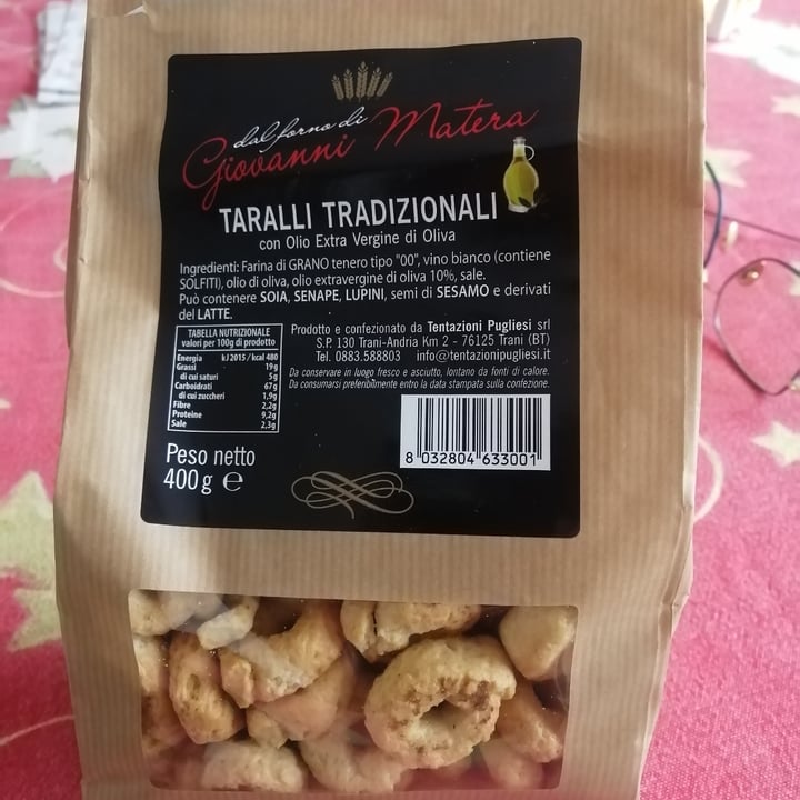 review photo of Dal forno di Giovanni Matera Taralli Tradizionali con Olio Extravergine di Oliva shared by @lucelice on 13 Dec 2022 - review