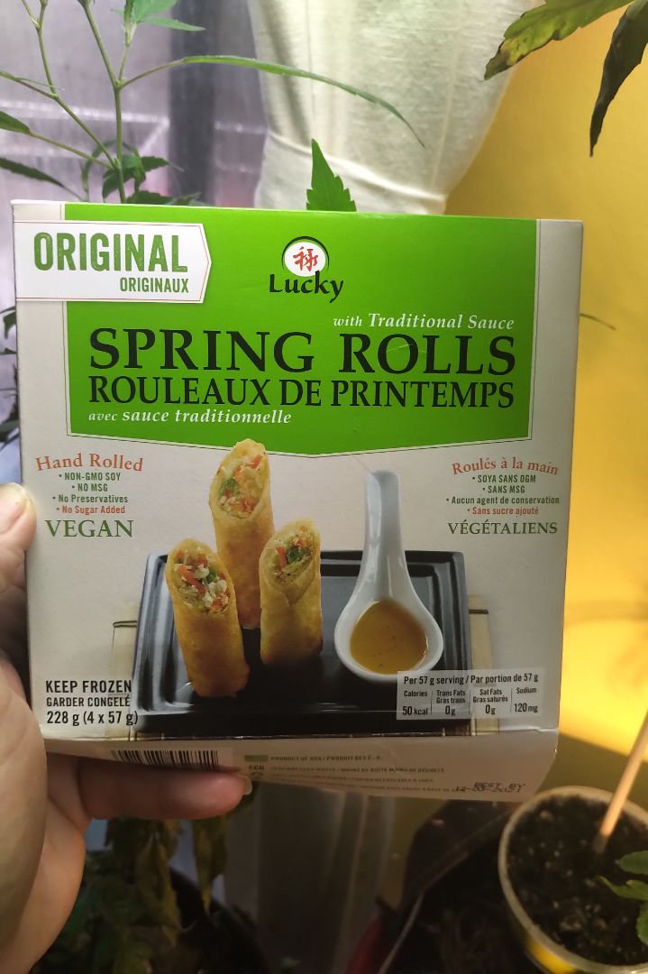 photo of Lucky Foods Spring Rolls shared by @marniecorinne on  04 Mar 2020 - review