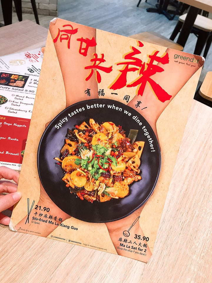 photo of Greendot Bedok Mall Mala (Vegan) shared by @earthlynlsy on  16 Mar 2019 - review