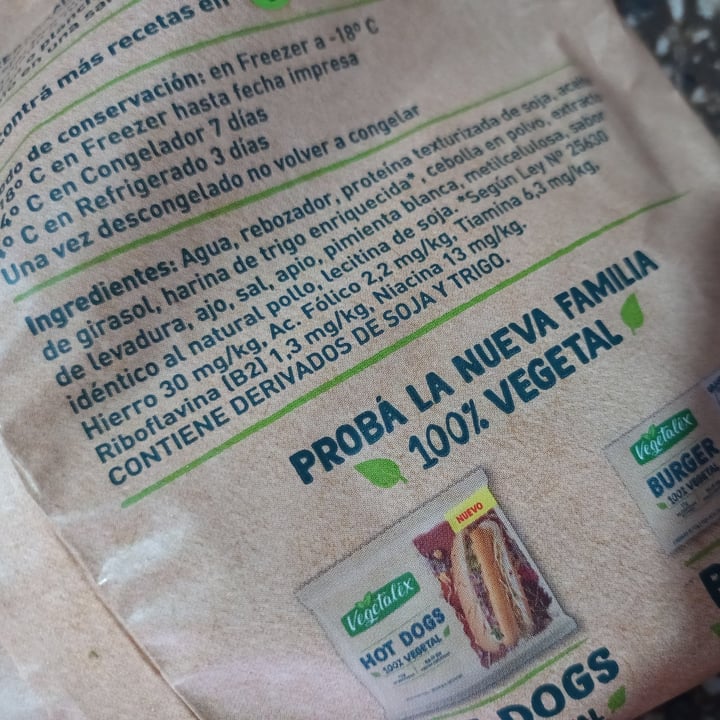 photo of Vegetalex Nuggets 100% vegetal shared by @rociomicaela on  29 Nov 2021 - review