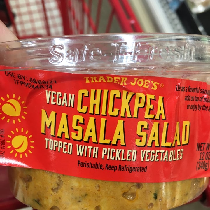review photo of Trader Joe's Chickpea marsala salad shared by @courtneykelli on 04 Sep 2021 - review