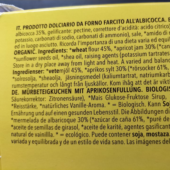 photo of Germinal Bio Crostatina albicocca Con Zucchero Altromercato shared by @raffa70s70 on  09 Sep 2022 - review