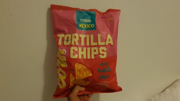 photo of Coles Coles Corn Tortilla Chips shared by @dahuq95 on  04 Nov 2019 - review