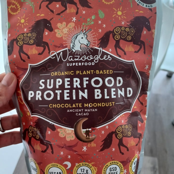 photo of Wazoogles Superfood Chocolate protein powder shared by @campsbayvegan on  03 May 2022 - review