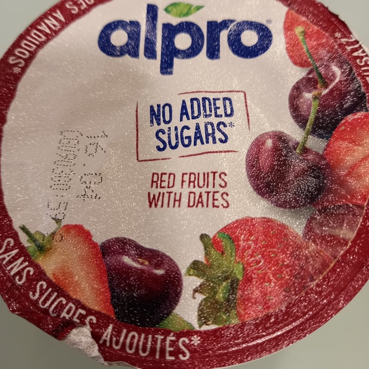 photo of Alpro Red fruits with dates shared by @superroma on  07 Apr 2022 - review