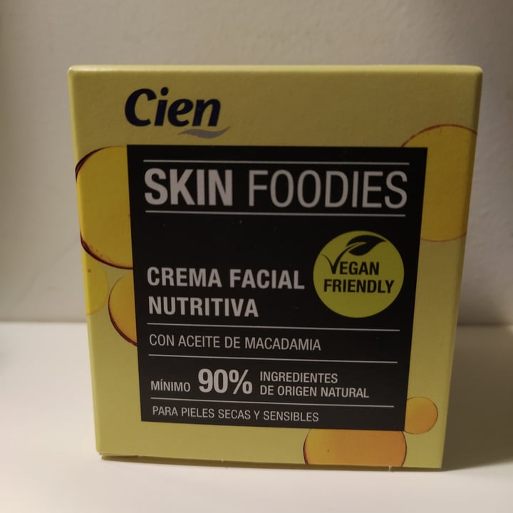 photo of Cien Crema Facial Nutritiva con Aceite de Macadamia shared by @marinasnchez on  13 Sep 2021 - review