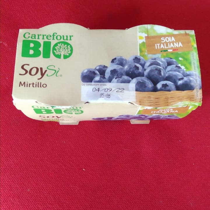 review photo of Carrefour Bio Soysì Al Mirtillo shared by @pulce on 31 Oct 2022 - review