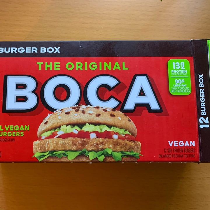 photo of BOCA Original Vegan Veggie Burger shared by @burnsconcerns on  05 Aug 2021 - review