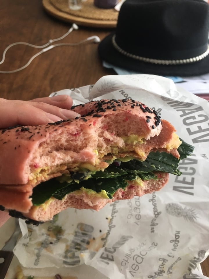 review photo of Vegamo MX Bagel de jamón y tocino shared by @pantereame on 06 Feb 2020 - review