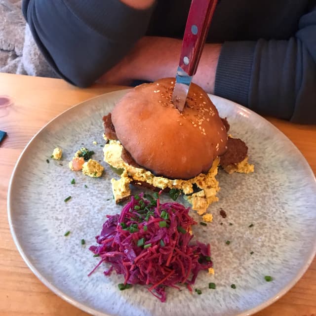 Photo du plat “Breakfast Burger”