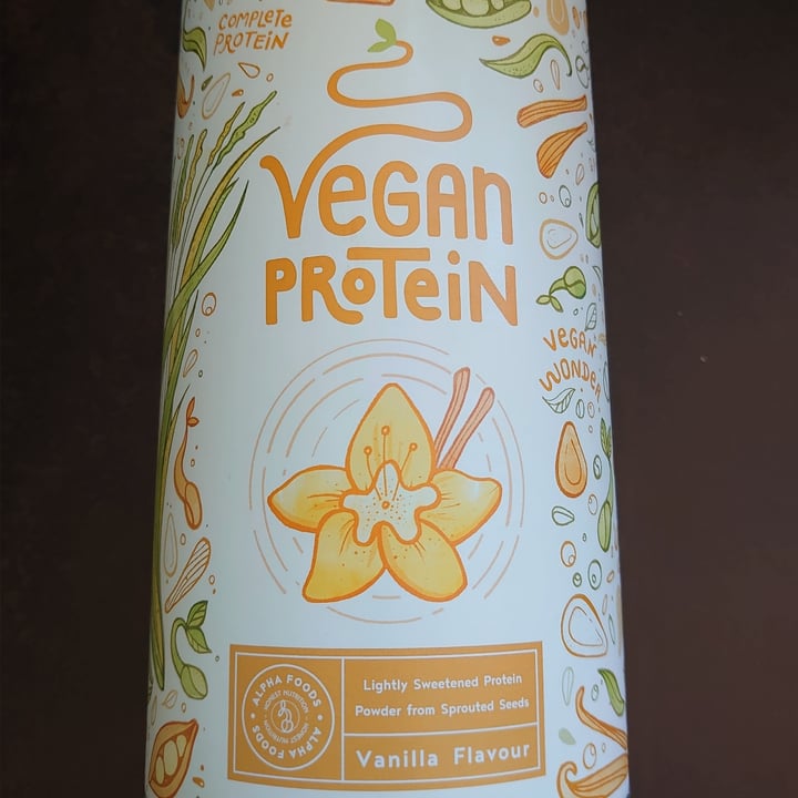 photo of Alpha Foods (Supplements) Vegan Protein Vanille 600g shared by @jazzws on  08 Jul 2022 - review