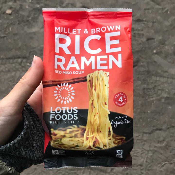 photo of Lotus Foods - Rice Is Life Millet & Brown Rice Ramen shared by @curvycarbivore on  10 Aug 2020 - review