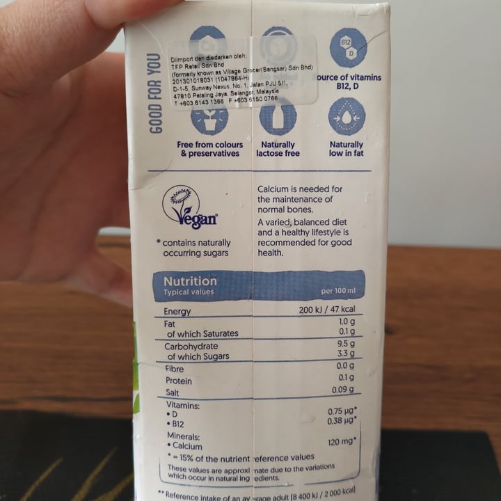 photo of Alpro Rice Milk Original shared by @stevenneoh on  19 Nov 2021 - review