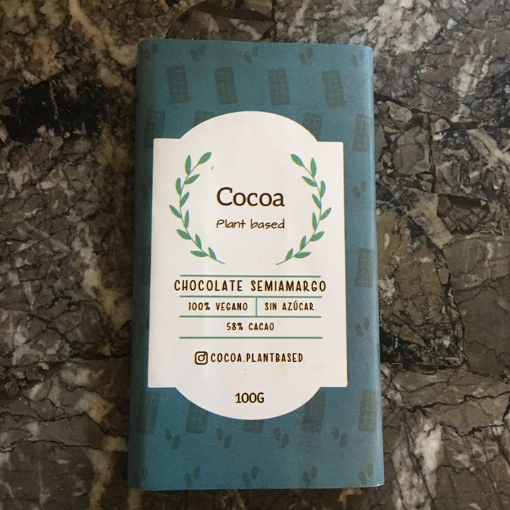 photo of Cocoa Plant Based Chocolate Semi Amargo shared by @maryoca on  24 Jun 2021 - review