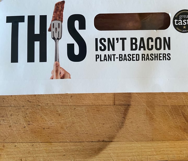 photo of THIS This isn't Bacon Plant-Based Rashers shared by @ahealy on  17 Aug 2020 - review