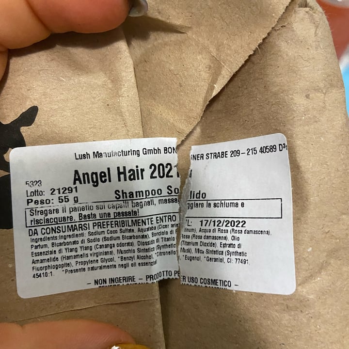photo of LUSH Fresh Handmade Cosmetics Angel hair shared by @chiacampo on  18 Mar 2022 - review
