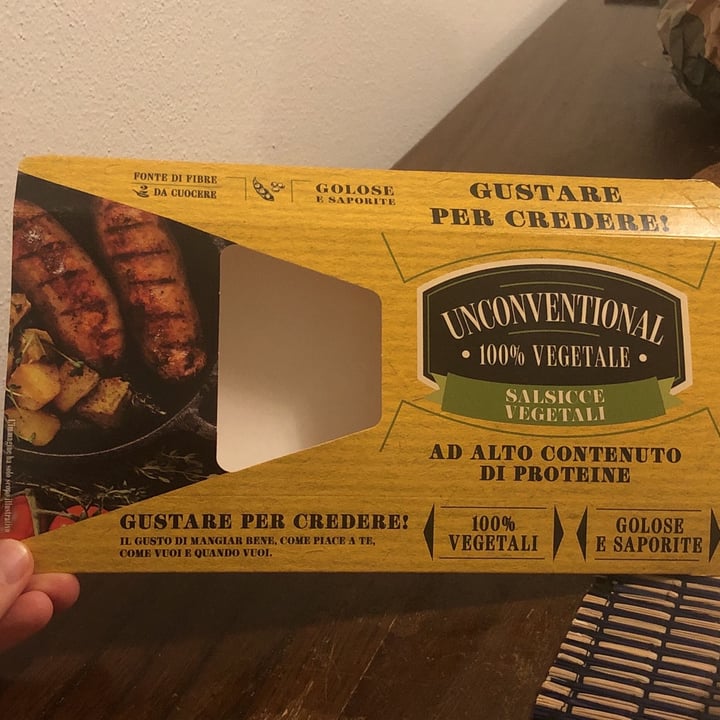 photo of Unconventional Salsicce Vegetali - Sausages shared by @giuliat on  15 Mar 2022 - review