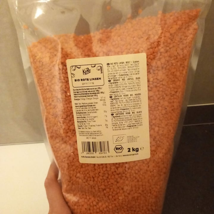 review photo of Koro Lenticchie rosse Decorticate shared by @podofede on 02 Oct 2022 - review