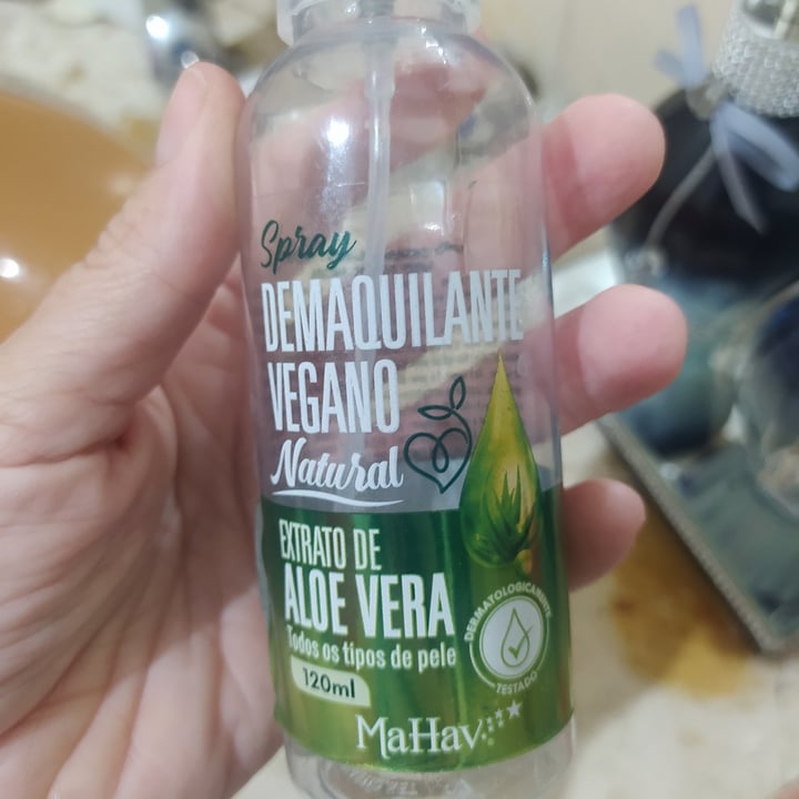 photo of Mahav Spray Demaquilante Aloe Vera shared by @erikacortez on  22 Apr 2022 - review