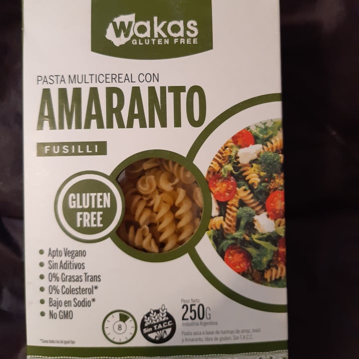 photo of Wakas Pasta Multicereal con Amaranto shared by @lupesaracho on  13 Aug 2021 - review