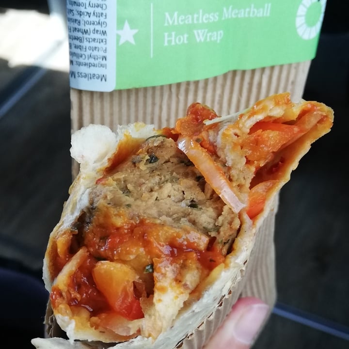 photo of Pret A Manger Meatless Meatball Hot Wrap shared by @cristynorth on  04 Aug 2021 - review
