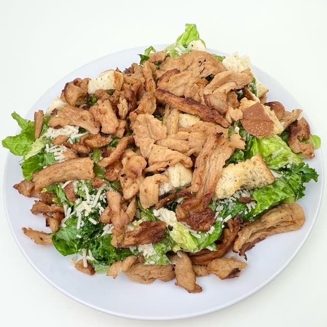 Photo of the dish “Vegan Kale Caesar with Soy Curls”