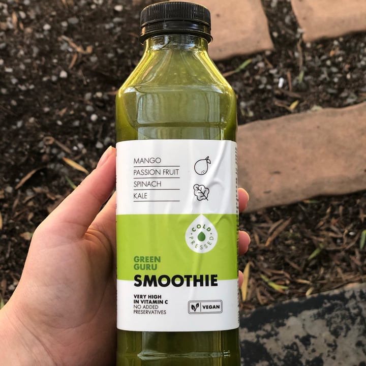 photo of Woolworths Food Green guru smoothie - mango passionfruit spinach kale shared by @lenicpretorius on  18 Jul 2020 - review