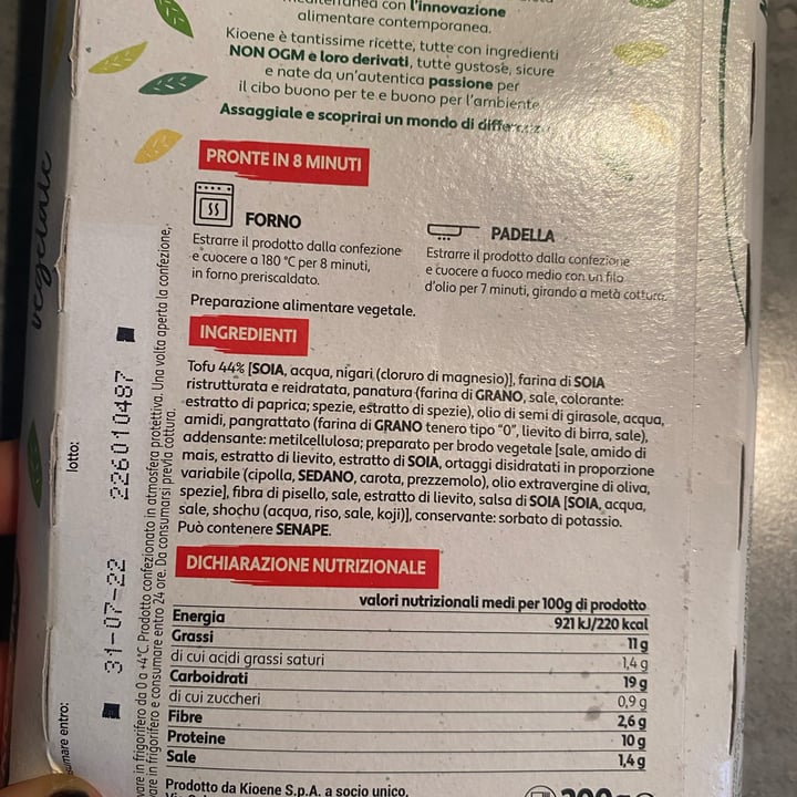 review photo of Kioene Cotoletta vegetale shared by @deshewaa on 19 Jul 2022 - review