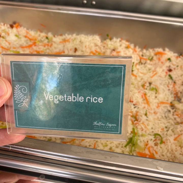 photo of Shallow Lagoon Restaurant Vegetable rice shared by @neil on  30 Jan 2022 - review