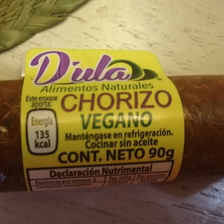 photo of Dula Chorizo vegano shared by @aracelyah on  31 Oct 2020 - review