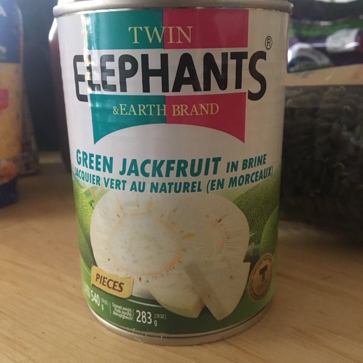 photo of Twin elephants Green jackfruit in brine shared by @jebgroingroin on  26 Mar 2020 - review