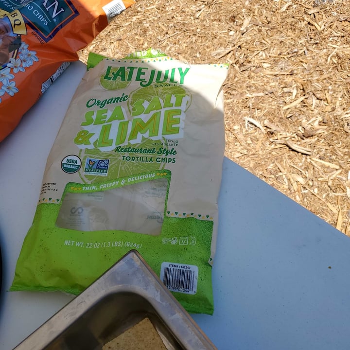 review photo of Late July Snacks Sea Salt & Lime shared by @icooperm on 20 Jun 2021 - review