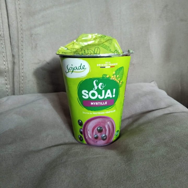 photo of Sojade So Soja! Blueberry - Heidelbeere Soya Yogurt alternative 400g shared by @lilareva on  22 Dec 2020 - review