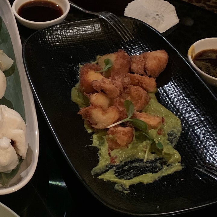 review photo of Whiskey Library @ The Vagabond Club Fried Lions Mane Mushroom On Avocado shared by @avocado on 08 Mar 2022 - review