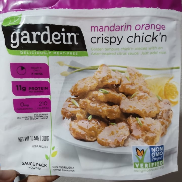 photo of Gardein Mandarin Orange Crispy Chick’n shared by @dresveg on  04 Jul 2021 - review